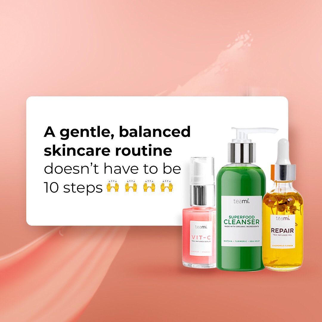 Teami Blends skincare products